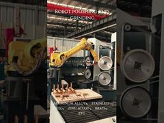 Roboterschleifen und -polieren von Aluminiumlegierungen, Edelstahl, Zinklegierungen, Messing usw.