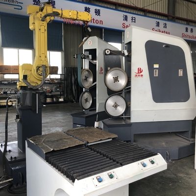kaufen Cnc-Roboteroberflächenarm-automatische Schleifmaschine für Gießerei-Hahn-Installation Online-Herstellung