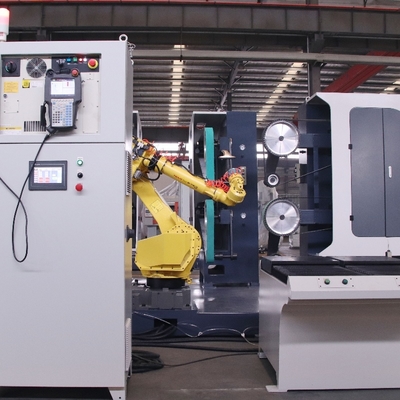 kaufen Automatischer Roboter zum Schleifen und Polieren von Metallprodukten - Vielseitige Oberflächenbehandlungsanlage Online-Herstellung