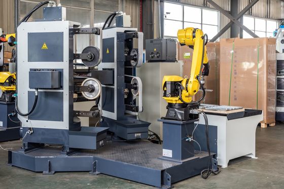 kaufen Poliermaschine 380v hohe Leistungsfähigkeits-Roboteroberflächengurt CNC für Metallteile Online-Herstellung