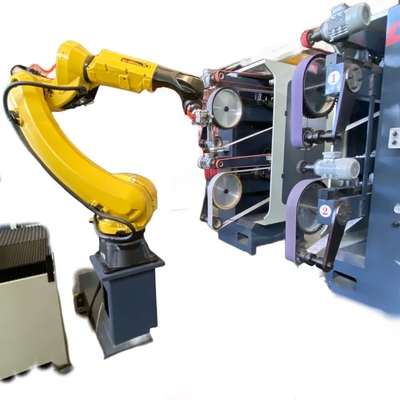 13 kW automatische Schleif- und Poliermaschine mit 2 Schleifmaschinen