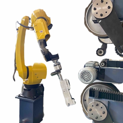 Industrielle Roboterzelle zum Schleifen von chirurgischen Implantaten