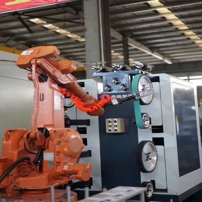 Automatisches industrielles Mehrradgürtelpolizersystem für Türgriffe Möbel Autoteile mit Arbeitsersparnis