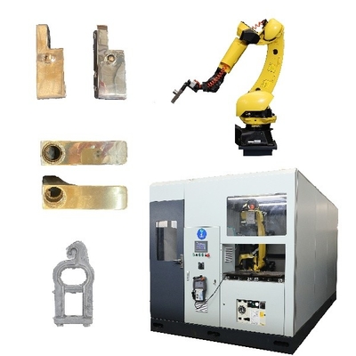 Hochpräzisions-Auto-Roboter-Schleif-Poliersystem für Metallgriffe Gießereien Oberflächenveredelung