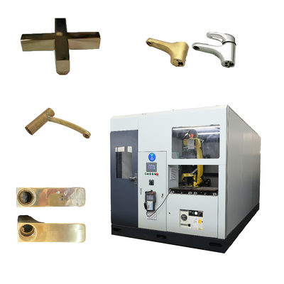 Servo-getriebene Mehrradgürtelpolierung effiziente arbeitssparende industrielle Metallschleifanlage Motor für die Präzision der Wasserhähne