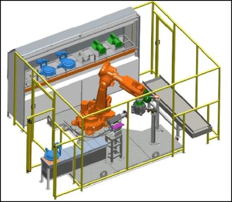 ABB Robotic Grinding Polishing Machine for Metal Castings
