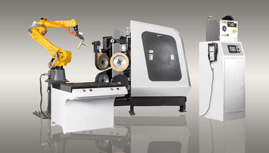 Cnc-Schleifmaschine, Türgriffe Poliermaschine mit FUNAC Roboterarm