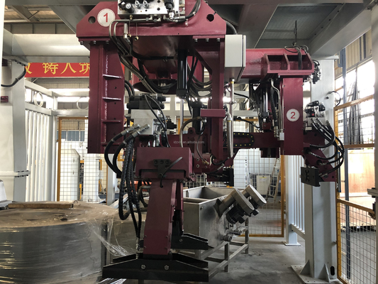 Metallcasting-Formteil-Ausrüstungs-Messingcasting-Niederdruck-Würfel-Gießanlage