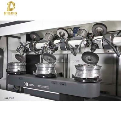 Edelstahl-Roboterpoliermaschine 17KW PLC-Steuertrommel-polnische Maschine für Aluminium