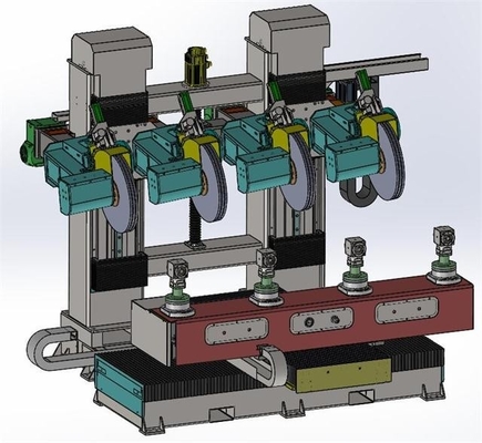 Automatische Metallpoliermaschine 17KW PLC-Steuerung für Badezimmer-Hahn/Hahn