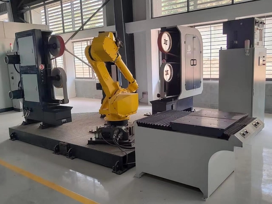 CNC-gestütztes Roboter-Metallveredelungssystem mit adaptivem Positionskompensations- und Präzisionsschleifverfahren